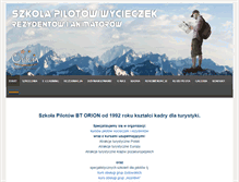 Tablet Screenshot of kurspilotow.btorion.pl